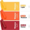 Picture of RDX: Resistance Band Set TPE Flat - B4 Orange/Yellow/Red: Set of 3 (10, 15, 20 lbs)