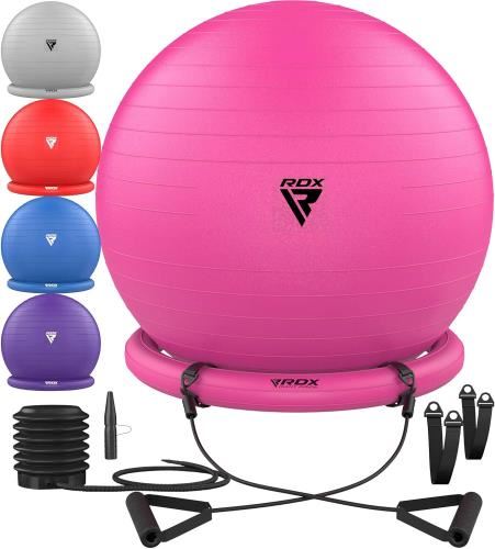 RDX: Yoga Ball PVC 75cm - Pink