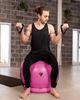 Picture of RDX: Yoga Ball PVC 75cm - Pink (Inc. Base & Straps)