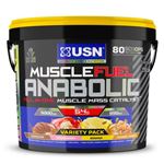 USN Muscle Fuel Anabolic - 4kg Peanut Caramel/Choc/Strawb/Banana