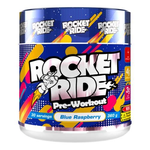 RocketRide Pre-Workout - 360g Blue Raspberry