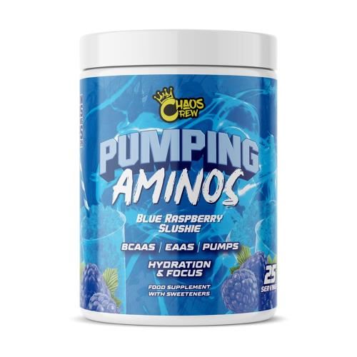 Chaos Crew Pumping Aminos 2.0 - 325g Blue Raspberry Slushie