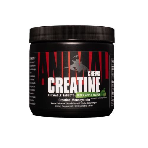 Animal Creatine Chews - 120 Tabs Green Apple