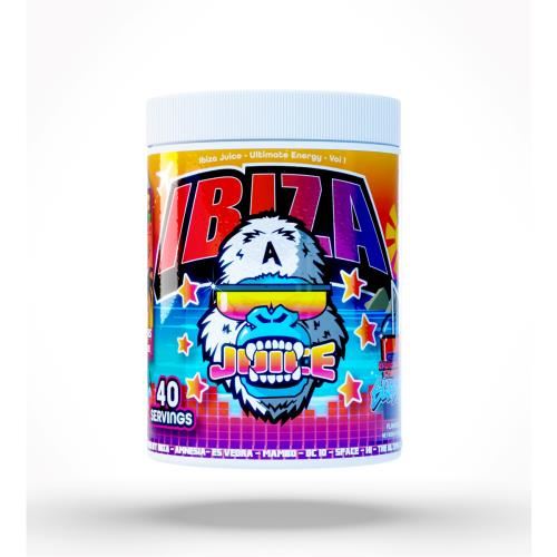 Gorillalpha Ibiza Juice Ultimate Energy - 480g Grape Strawberry Orange Lime Slushy