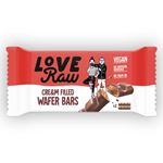 LoveRaw Vegan Cream Wafer Bar - 12x43g M:lk Choc