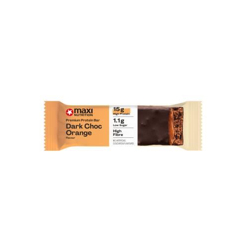 Maxi Nutrition Premium Protein Bar - 12x45g Dark Choc Orange