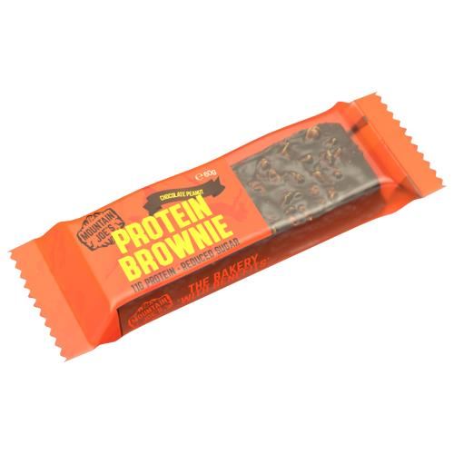 Mountain Joe's Protein Brownie - 10x60g Chocolate Peanut