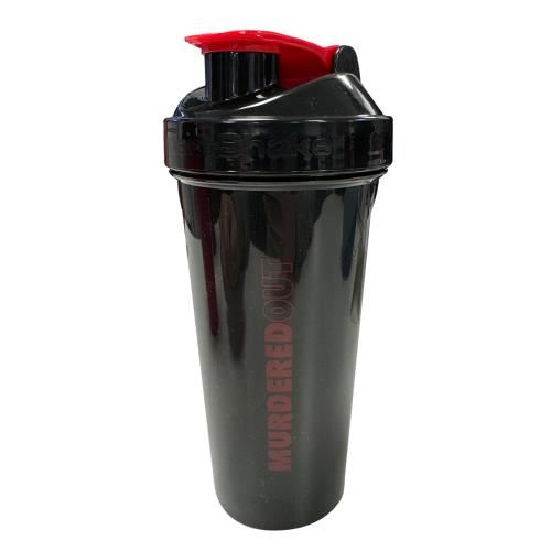 Murdered Out SmartShake Shaker - 600ml Black & Red