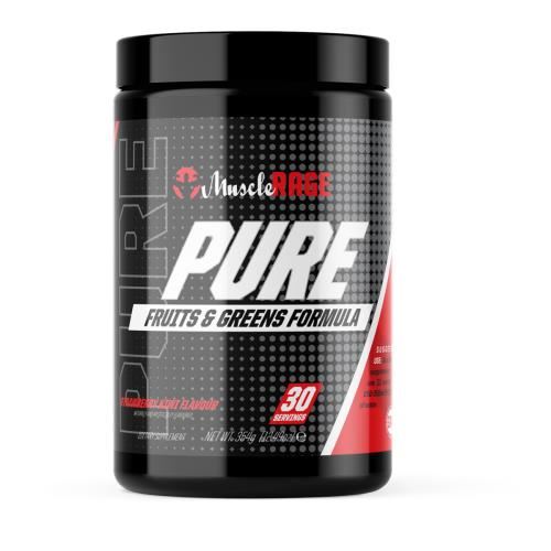 Muscle Rage - Pure Fruits & Greens 345g Strawberry Kiwi