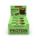 Nutry Nuts Protein Peanut Butter Cups - 12x42g Dark Chocolate