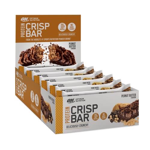 Optimum Nutrition Protein Crisp Bar - 10x65g Peanut Butter