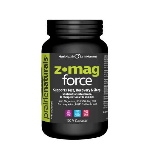 Prairie Naturals Z-Mag-Force - Zinc, Magnesium Aspartate 120 Veg Caps