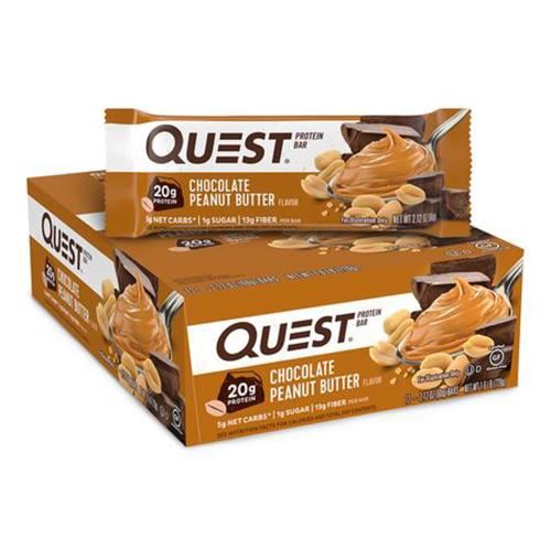 Quest Nutrition Protein Bar - 12x60g Chocolate Peanut Butter