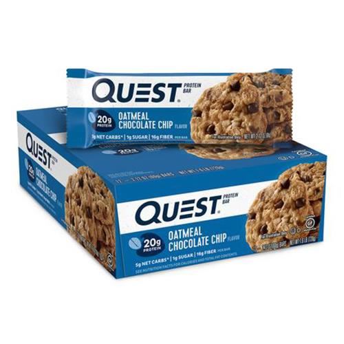 Quest Nutrition Protein Bar - 12x60g Oatmeal Chocolate Chip