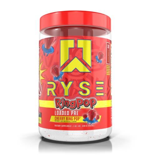 RYSE Loaded Pre-Workout - 420g Ring Pop Cherry