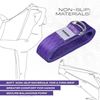 Picture of RDX: Yoga Poly Cotton Strap - Design F7/Purple (8Ft/2.44m)