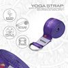 Picture of RDX: Yoga Poly Cotton Strap - Design F2/Purple (8Ft/2.44m)
