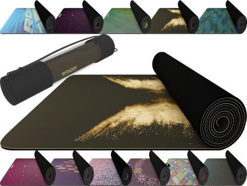 RDX: Yoga and Exercise Mat Rubber 6mm - Design D8