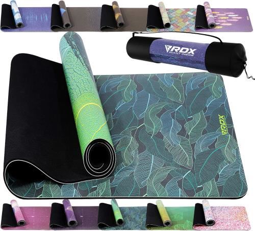 RDX: Yoga and Exercise Mat Rubber 6mm - Design D9