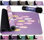 RDX: Yoga and Exercise Mat Rubber 6mm - Design D6