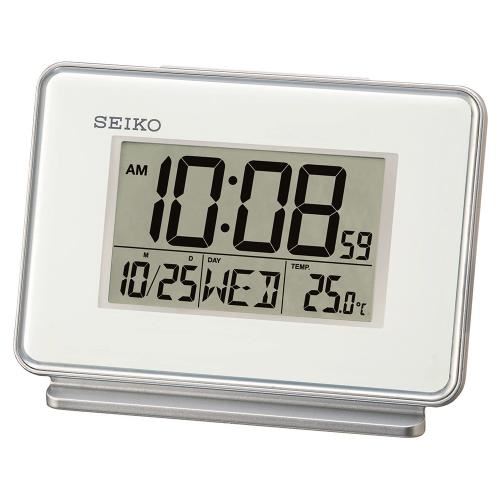 Seiko Alarm Clock - QHL068W: White