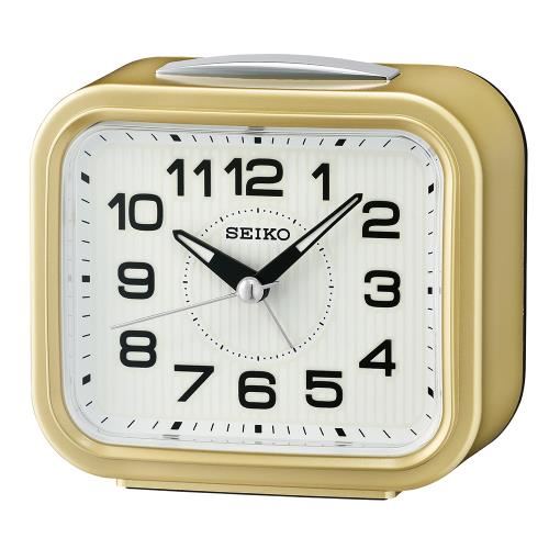 Seiko Alarm Clock - QHK050G: Gold