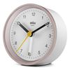 Picture of Braun Analogue Alarm Clock - BC12PW White/Rose