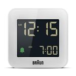 Braun Digital Alarm Clock - BC08W White