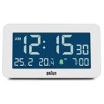 Braun Digital Alarm Clock - BC10W White