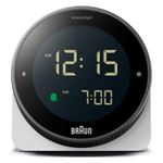 Braun Digital Alarm Clock - BC24W White