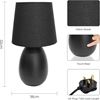 Picture of Anika Desk Lamp - Oval Touch Lamp 40W Black
