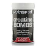 NutriSport - Creatine Bombs 50 Tabs Strawberry