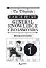 Picture of The Telegraph Large Print General - Knowledge Crosswords 1 The Telegraph Ltd Book