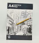 U Draw Sketch Pad: A4 - 80 Pages 70 GSM