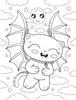 Picture of Creepy Cute Kawaii Coloring Book - Mary Eakin Book