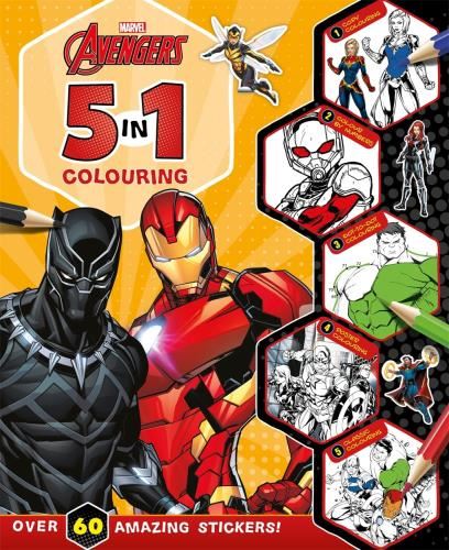 Marvel Avengers: 5 In 1 Colouring - Marvel Ltd