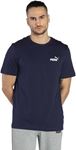 Picture of Puma Men's Essentials Small Logo T-Shirt - Peacoat (UK Size XL)
