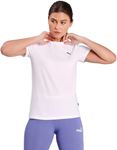 Picture of Puma Women's Small Logo T-Shirt - White (UK Size XS)