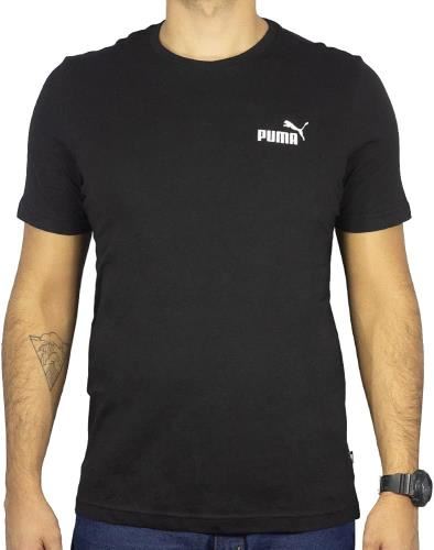 Picture of Puma Men's Essentials Small Logo T-Shirt - Black (UK Size S)