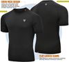 Picture of RDX Men's T15 Compression T-Shirt - Black (UK Size 3XL)
