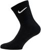 Picture of Nike Everyday Cushioned Crew Socks: 3 Pack - Black (UK Size M)