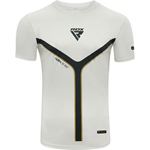 Picture of RDX Men's T17 Aura T-Shirt - White/Gold (UK Size XL)