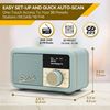 Picture of Roberts Portable Radio - Revival Petite 2: Duck Egg (DAB+/FM/Bluetooth)