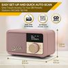 Picture of Roberts Portable Radio - Revival Petite 2: Dusty Pink (DAB+/FM/Bluetooth)