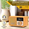 Picture of Roberts Portable Radio - Revival Petite 2: Sunshine Yellow (DAB+/FM/Bluetooth)