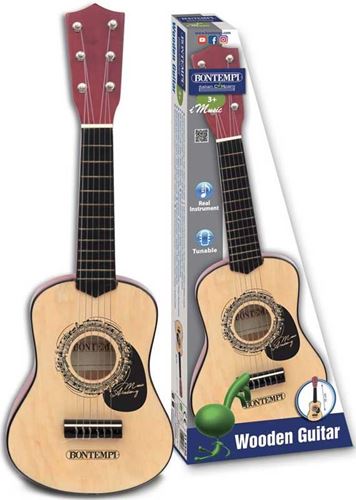 Bontempi Guitar - 215530 Brown Wooden 55cm