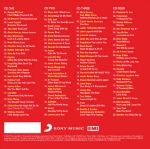 Various - Now That's What I Call A Love Song