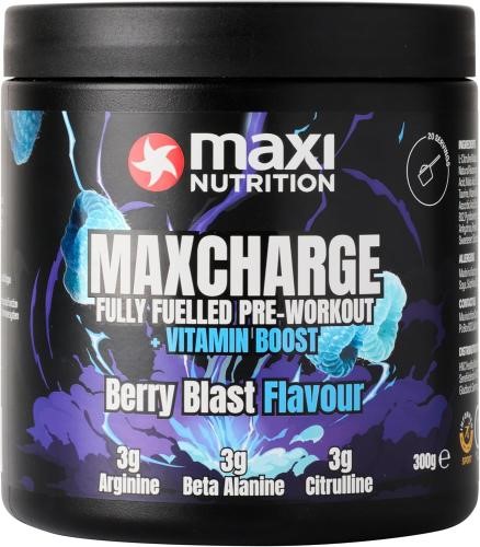 MaxiNutrition Max Charge Pre-Workout - Vitamin Boosted 300g Berry Blast