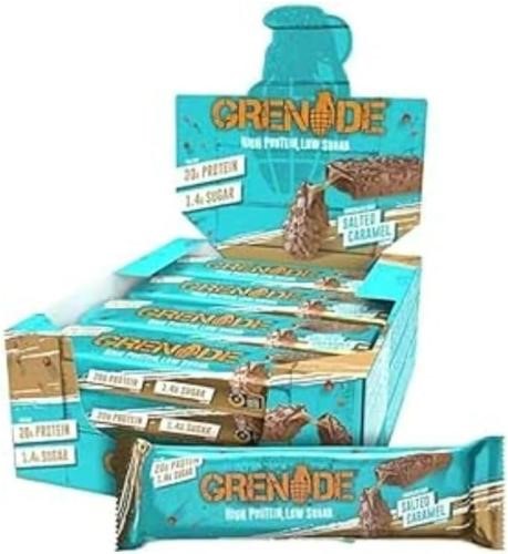 Grenade Protein Bar - 60g Chocolate Chip Salted Caramel