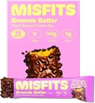 Misfits Plant-Based Protein Bar - 15x50g Brownie Batter